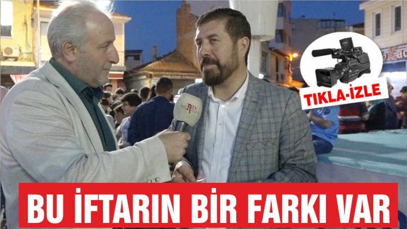 BU İFTARIN BİR FARKI VAR