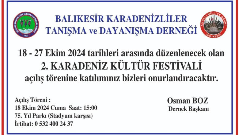Karadenizliler Derneği'Nden Dolu Dolu Etkinlik