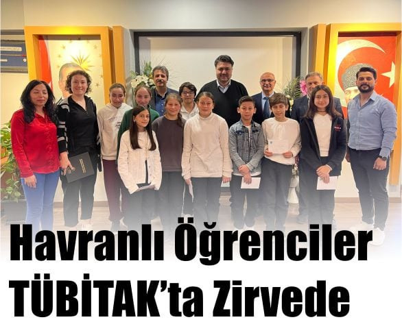 Havranlı Öğrenciler Tübi̇tak'Ta Gururlandırdı