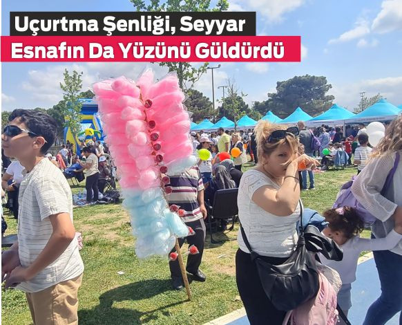Uçurtma Şenliği, Seyyar Esnafın Da Yüzünü Güldürdü