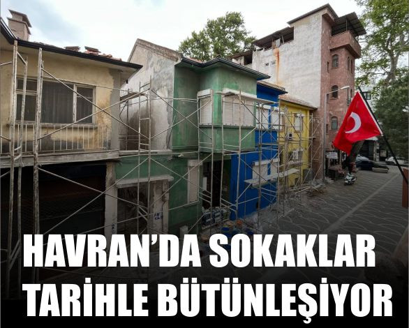 Havran’da Tarihi Sokaklara Estetik Dokunuş