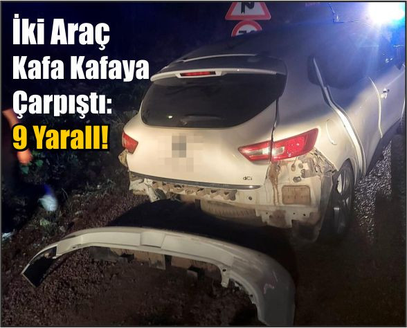 Erdek-Bandırma Yolunda Kaza: 9 Kişi Yaralı