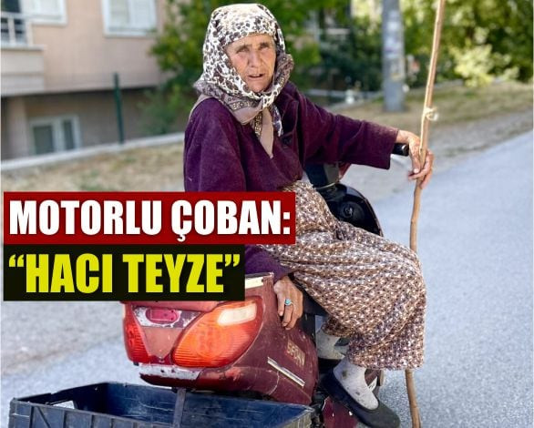 Motosikletli Hacı Teyze Dağların Kraliçesi Gibi Geziyor!