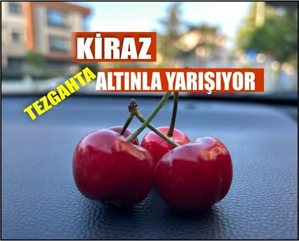 Kiraz Tezgahta Altınla Yarışıyor: 400 Tl’den Satışta.