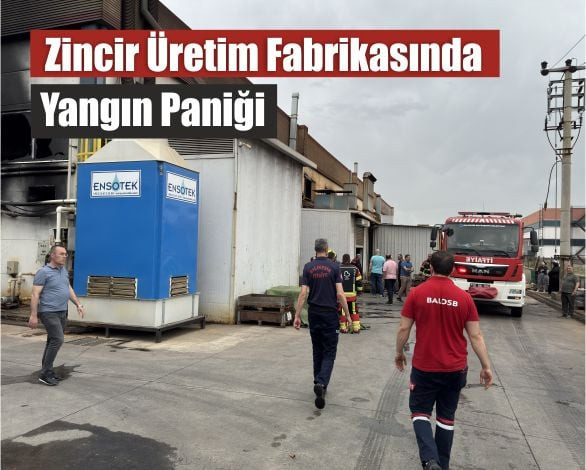 Balıkesir Organize Sanayi Bölgesi'Nde Yangın Çıktı!