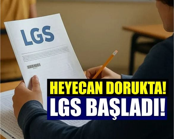 Lgs Heyecanı Başladı! Bir Milyon Öğrenci Ter Döküyor!