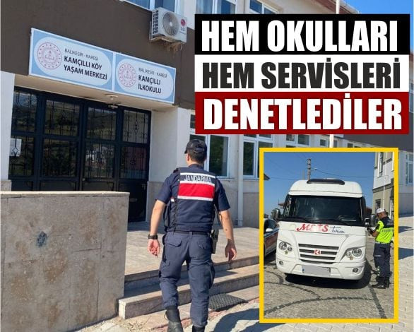 Okul Çevreleri Ve Servis Araçları Denetlendi! İşte Nedeni