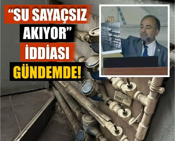 Chp İl Binasında Sayaçsız Su İddiası!