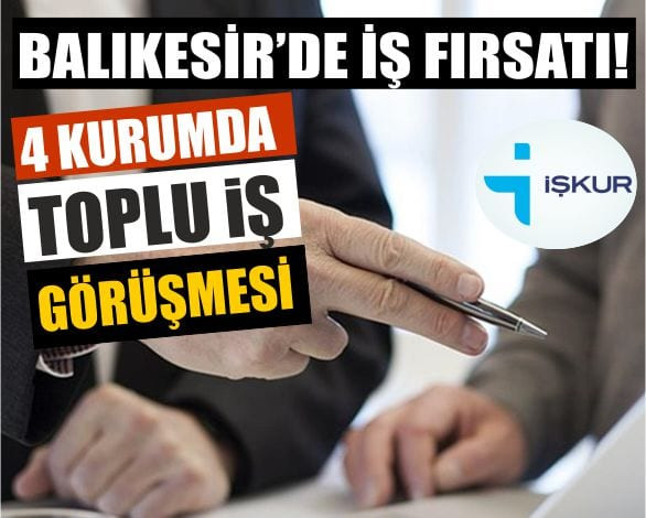 Balıkesir’de Engelliler İçin İş Görüşmesi Başlıyor!